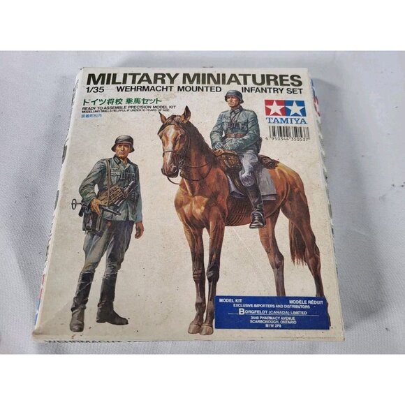 Tamiya 1/35 Scale Wehrmacht Mounted Infantry Set Military Miniatures - Picture 2 of 7